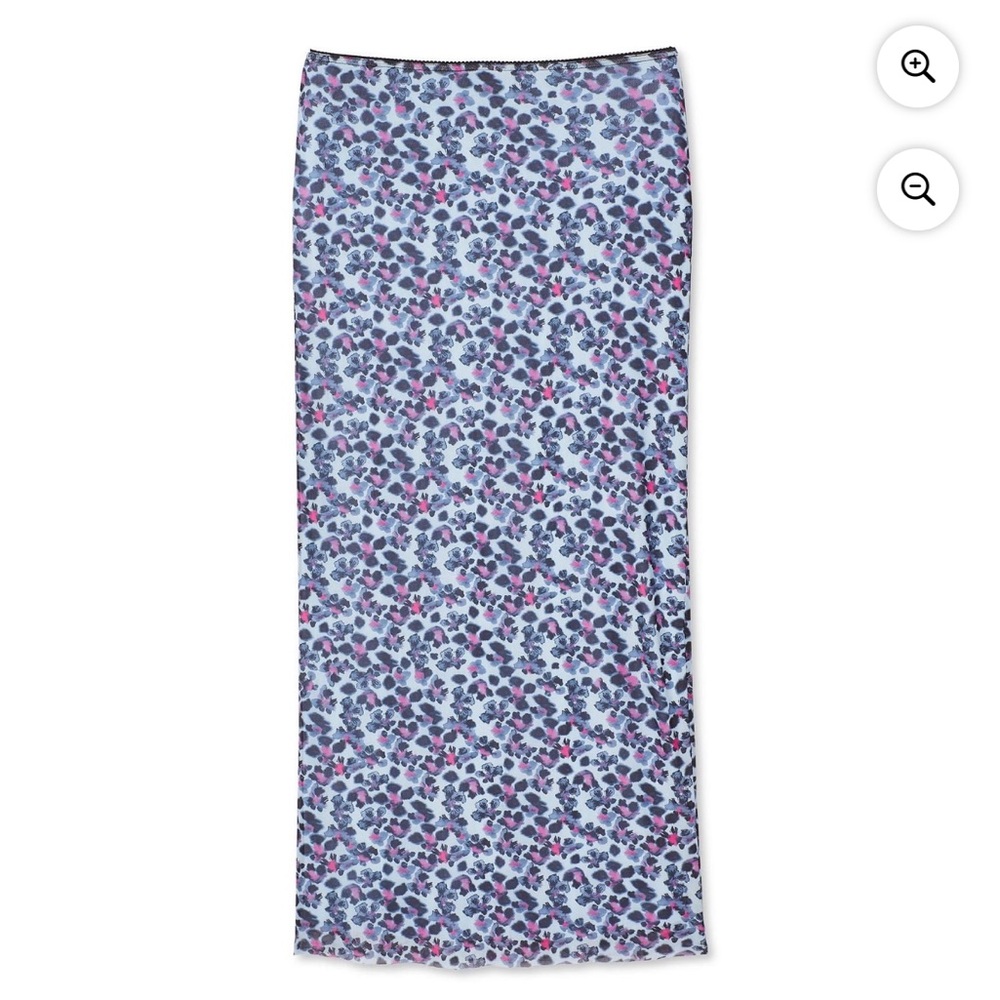 NWT My Sister's Closet Girls' LARGE Mesh Maxi Skirt